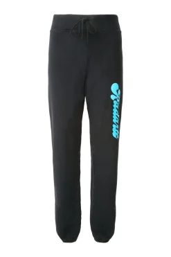 Bubble Font Logo Black Sweatpant