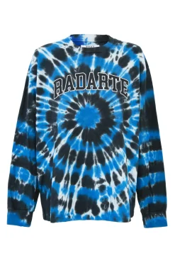 Long Sleeve Tie Dye Radarte Oversize Shirt