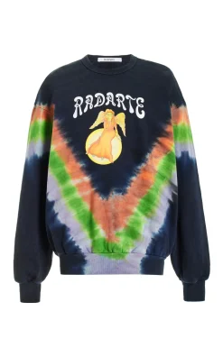 Tie Dye Fairy Print Radarte Sweatshirt