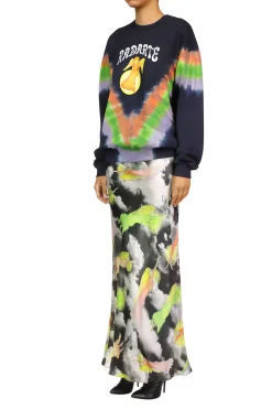 Tie Dye Fairy Print Radarte Sweatshirt