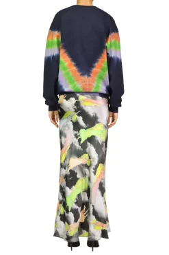 Tie Dye Fairy Print Radarte Sweatshirt