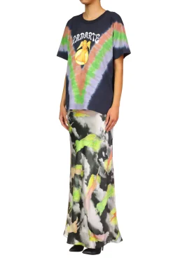Tie Dye Fairy Print Radarte T-Shirt