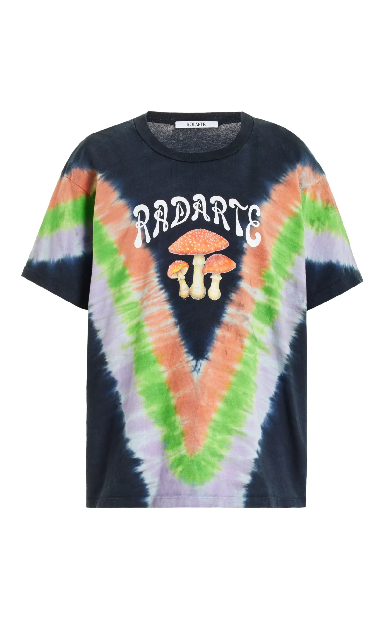 Tie Dye Mushroom Print Radarte T-Shirt
