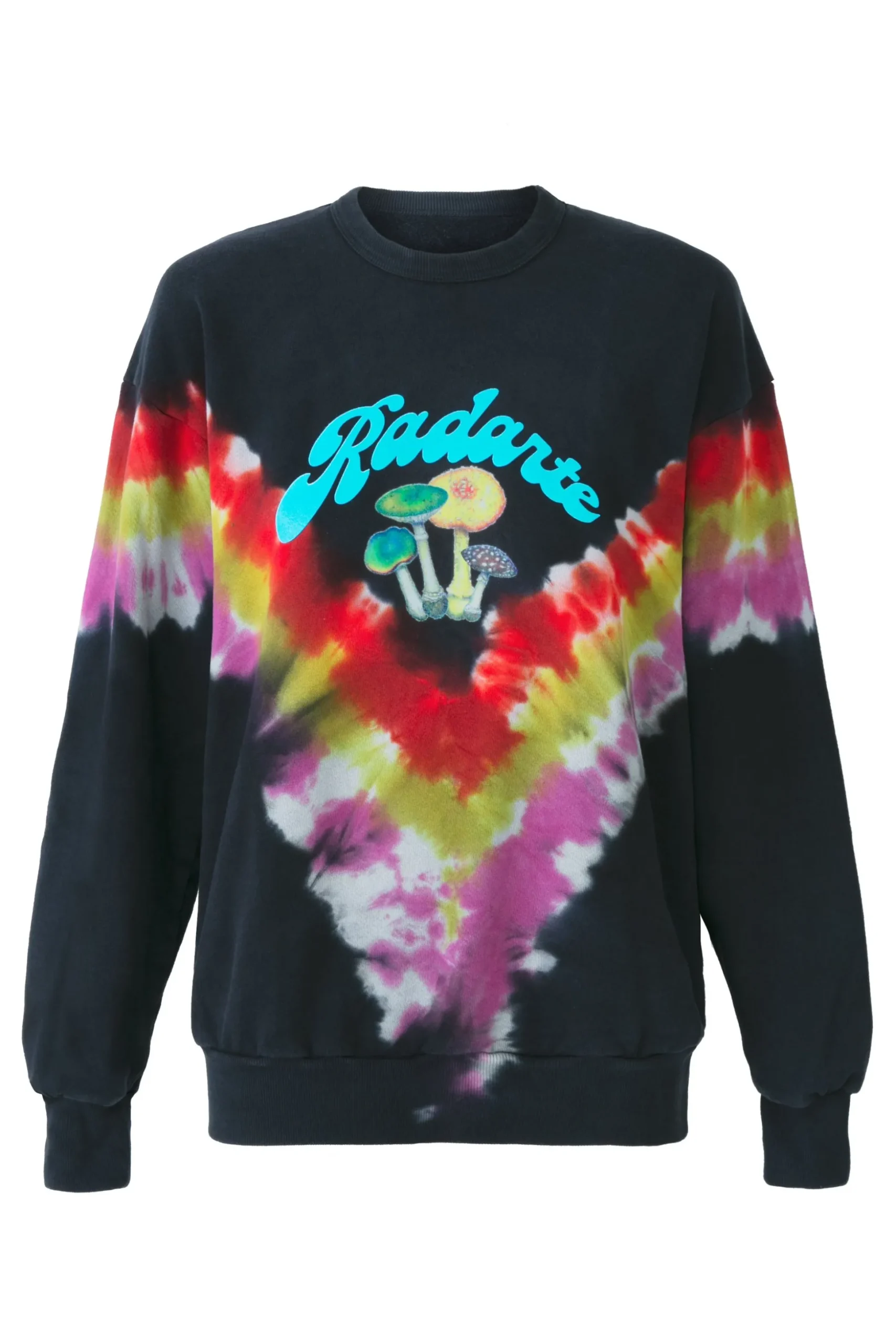 Tie Dye Mushroom Print Radarte Sweatshirt